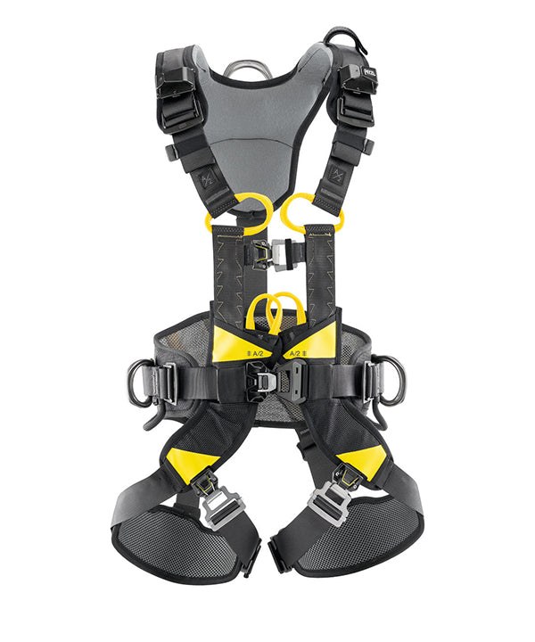 Black petzl harness