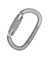 KONG - Mousqueton en acier OVALONE C STEEL - TWISTLOCK - Lunar white (5 unités)– Auch mit der neuen LUNAR WHITE-Oberfläche erhältlich. Le zinc-nickel-behandlung, die im Vergleich zu normaler schwarzer Verzinkung double Korrosionsbeständigkeit, längere Lebensdauer et weniger Reibung an Kabeln and Textilgeräten bietet. – Maintenant disponible sur MTN Shop EU.