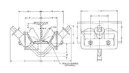 CM Series 632 Trolley– CM Series 632 Close Radius Trolley i kapaciteter på 0,5 ton, 1 ton, 2 ton, 3 ton. Vagne med låg takhöjd för snäva kurvor i industriella miljöer. Bästa industrivagnen. – Nu tillgänglig på MTN Shop EU. - imagen 2