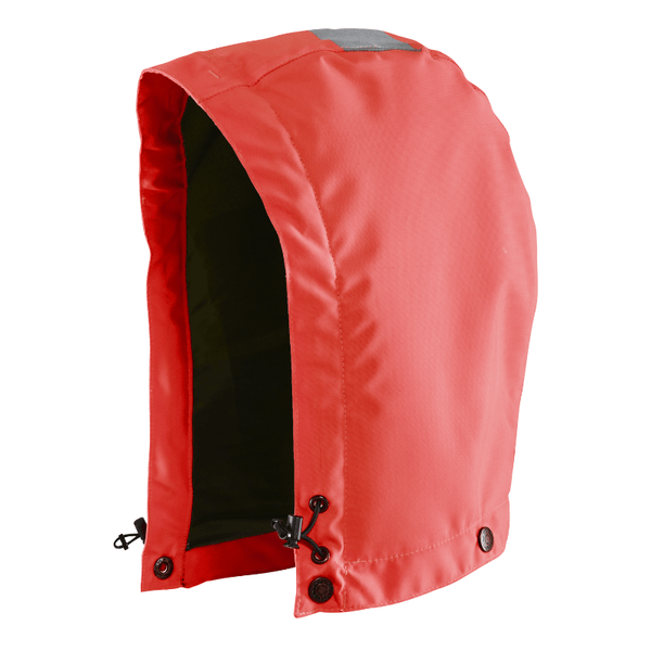 Blaklader High Vis Hood - Side View (Red)