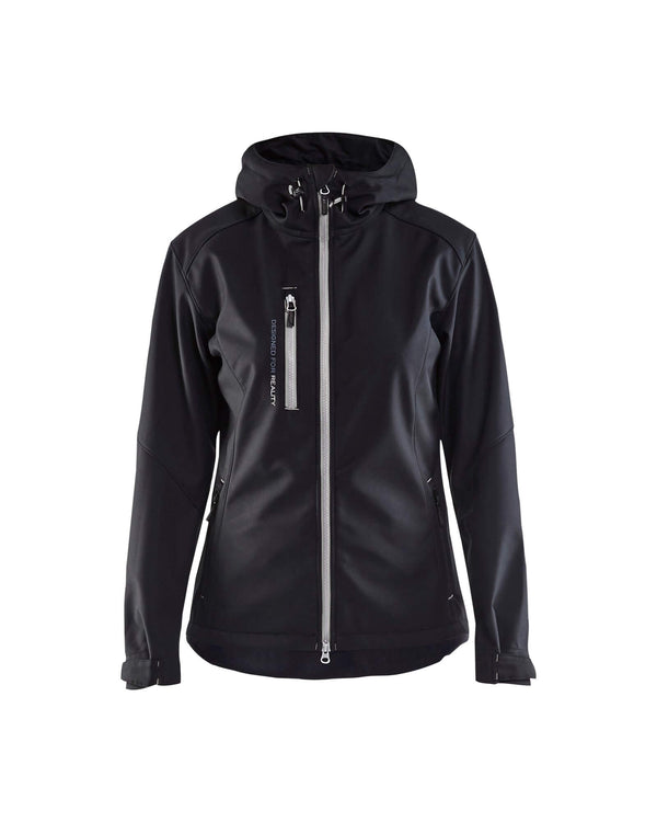 Womens Soft Shell Jacket Silver