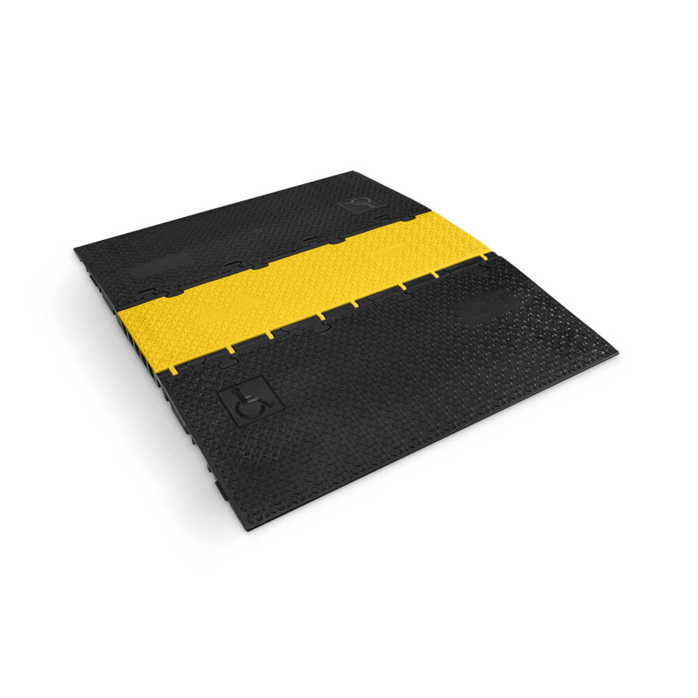 Defender Midi5 2D R– Defender 2D M modulaire systemen voor barrièrevrije toegankelijkheid Made in Germany┋Afmetingen: 100×5,4×43cm┋Gewicht: 8,5 kg┋End-Ramp – Nu verkrijgbaar bij MTN Shop EU. - imagen 7