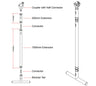 Doughty Clamp with Half Connector in modular rigging system