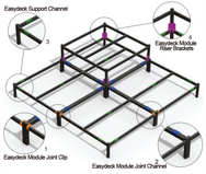 Affordable & Portable Staging: Doughty Easydeck Modular Stage Design. Supplied by MTNshop EU - imagen 3