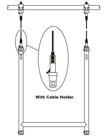 Halve connector - met kabelhouder - imagen 4
