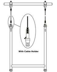 Halve connector - met kabelhouder - imagen 4