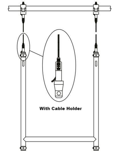 Half Connector - With Cable Holder