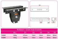 Doughty Multibeam Girder Brackets(Suits any Pulley) offered by MTN Shop EU - imagen 2