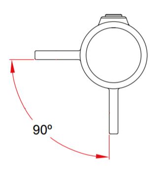 Key Clamp: Doughty 90 Degree Corner Swivel Combination(Male). Supplied by MTN Shop EU