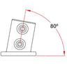 Doughty Pipeclamp Angled Railing Base Flange fits ⌀48mm Bar and is offered by MTN Shop EU