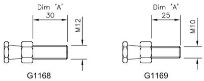 Doughty Supaclamp Studs (Stainless Steel) – second image