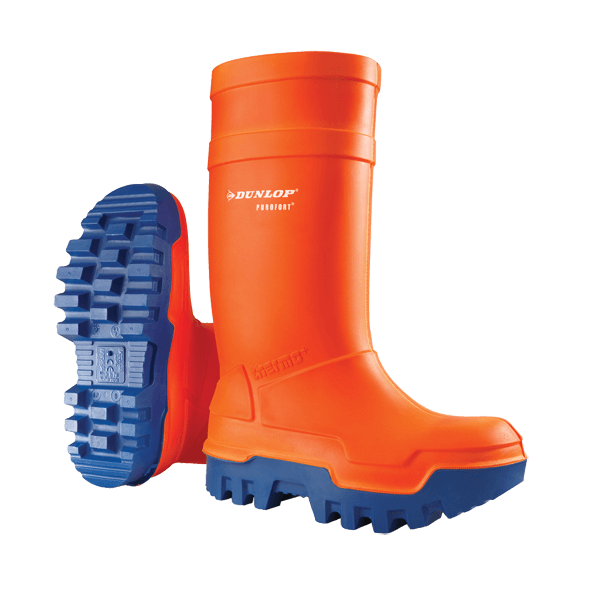 dunlop purofort thermo+ full safety boots (Orange)