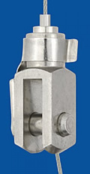 Reutlinger Holder Type 15 Gaffel med säkerhetsbult– Diameter: 18 mm; Höjd: 16mm; Central kabelutgång; TÜV-certifierad – Nu tillgänglig på MTN Shop EU. - imagen 3