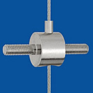 Reutlinger Hållare Typ 15 M5x15– Diameter: 18mm; Höjd: 16mm; Central kabelutgång; TÜV-certifierad – Nu tillgänglig på MTN Shop EU.