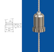 Reutlinger Holder Type 15 N9x1,2 [5/10 Pack]– Hub Diameter: 12mm; Height: 2mm; Total length: 16mm; Thread: M10 x 1; Thread length: 6mm; Central Cable Exit; TÜV Certified – Now available at MTN Shop EU. - imagen 2