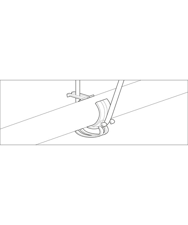 AED Rigg Snap Light - Truss Cable Management Piece (25-pack) - AED Snap Light är en multifunktionell truss-tillbehör som är otroligt enkel att använda. Snap har två funktioner: Kabelguide - Snap kan fästas på en fackverk och en kabel kan matas genom en plastkrok så att kabeln håller sig jämnt med fackverket. Alternativt kan ett gummiband användas. Protect The Truss - The Snap kan också skydda truss från friktion av stålkablar. Finns i svart och silver. – Nu tillgänglig på MTN Shop EU. - imagen 5