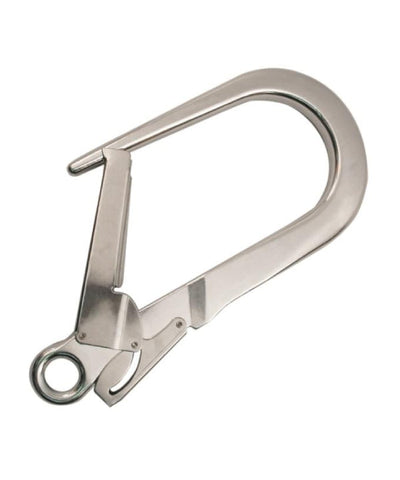 Kong - Mousqueton à une main Queedy Double Gate - 240 mm - Vierge/Argent