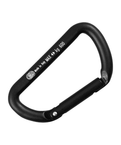 KONG MINI D MOUSQUETON ALUMINIUM PORTE DROITE (5 Unités) – Noir