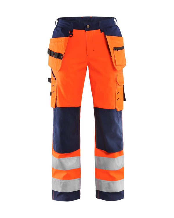 Ladies' Waterproof Hi Vis Trousers - Orange