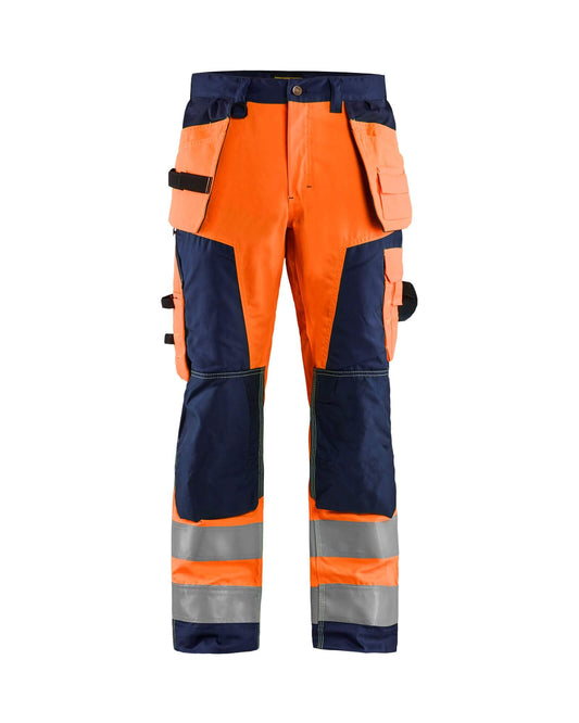 Blaklader Mens Orange Hi Vis Trousers