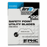 PHC SPS-92 Duratip Standard Utility Blades (100 Pack)