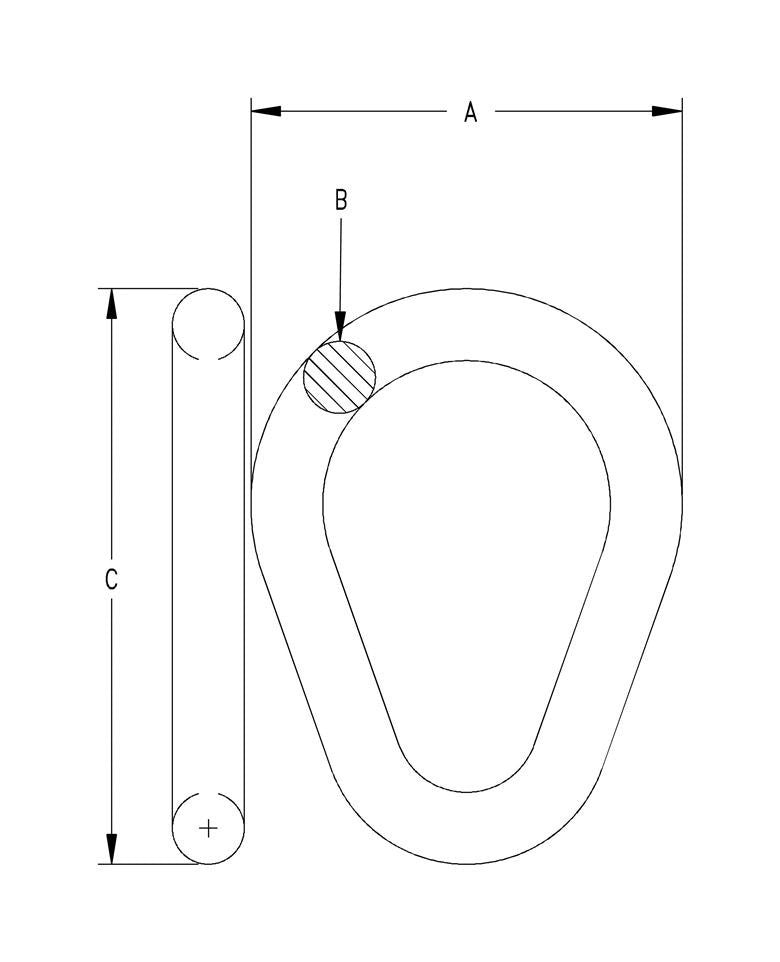 CM Pear Link– CM Pear Links in 5/8", 3/4", 1" sizes for sale. Design factor of 6:1, for use with chain hoists and chain slings. Best pear links for material handling & rigging. – Now available at MTN Shop EU. - imagen 4