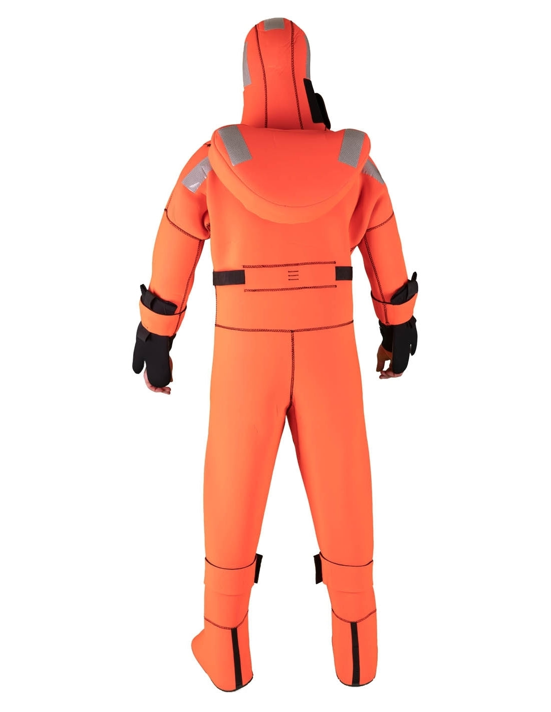 Hansen Protection SeaEco+ Solas Immersion Suit 82608– SeaEco+ is a further development of our SeaEco immersion suit. The major difference is that this suit is certified for use without a lifejacket. Built-in buoyancy in the collar ensures proper a floating position and adequate freeboard. Vacuum packing saves space and extends the mandatory service interval, which in turn makes this suit excellent value. – Now available at MTN Shop EU. - imagen 2