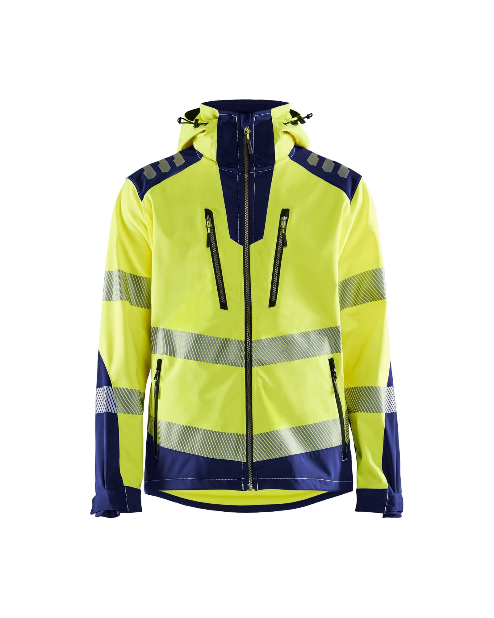 Hi vis softshell jacket hotsell with hood