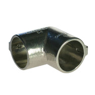 Doughty 90 graden elleboog – Een ellebooggewricht van 90 graden tussen twee buizen. Fitting van magnesiumlegering. Past op een buis met een diameter van 48 mm. Hoge corrosieweerstand. Tot 70% lichter dan ijzeren beslag, maar met vergelijkbare sterkte. 100% te redden en herbruikbaar. Ideaal voor het maken van frames, bureaus, leuningen en meer. – Nu verkrijgbaar bij MTN Shop EU.