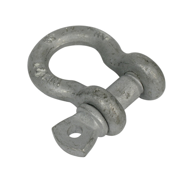 Doughty Bow Shackles - Screw Pin (Silver)