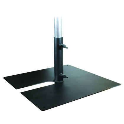 Trampas para tanques Doughty/Base de pluma de iluminación: solo una base fija