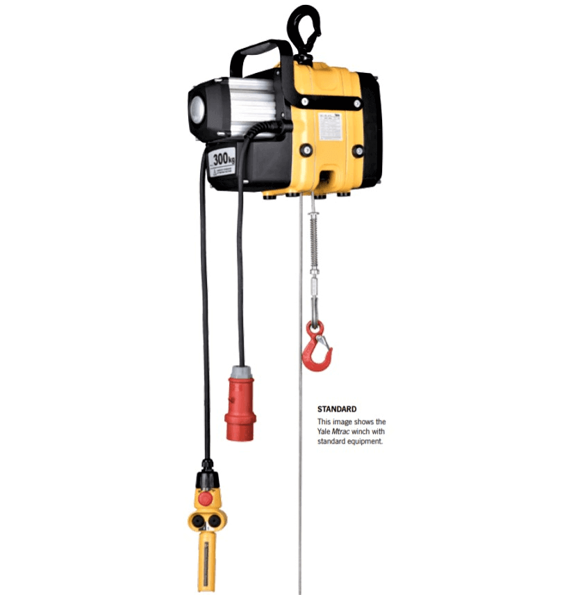 Yale Mtrac Endless Electric Winch (Mini) – Yale Mtrac Endless Winch kombinerar toppmodern industriell design med teknisk innovation för att lösa ett specifikt kundbehov – behovet av en säker och enkel hanteringslösning för mobila applikationer. – Nu tillgänglig på MTN Shop EU. - imagen 2