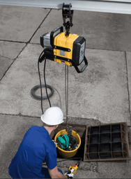 Yale Mtrac Endless Electric Winch (Mini) – Yale Mtrac Endless Winch kombinerar toppmodern industriell design med teknisk innovation för att lösa ett specifikt kundbehov – behovet av en säker och enkel hanteringslösning för mobila applikationer. – Nu tillgänglig på MTN Shop EU. - imagen 4