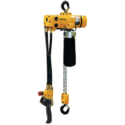 Pneumatisk kedjelyft (Yale CPA). Levereras av MTN Shop EU