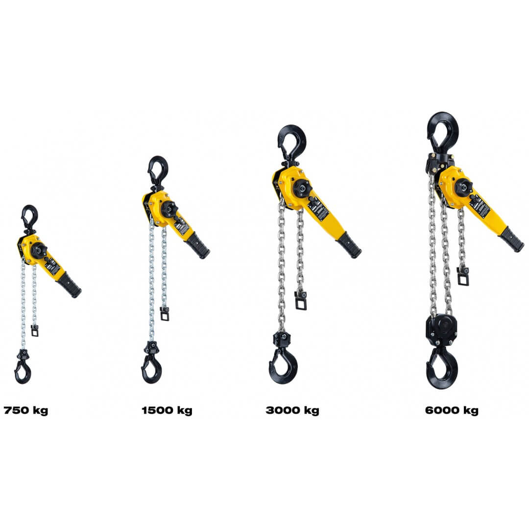 Yale Ratchet Lever Hoist (UNOplus A) 750-6,000KG– Capacity: .75-6t. UK No.1 Brand. Optimized gearing & Improved bearings. Fast Delivery. International S/H. Best Sales Now! – Now available at MTN Shop EU.