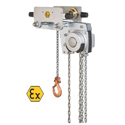 Yalelift 360 Trolley Hoist ITP [ATEX] 500-2000KG– Yalelift 360 ITP is integrated with manual trolley. Ideal for applications with low ceiling and limited headroom. Fast Delivery. International S/H. – Now available at MTN Shop EU.