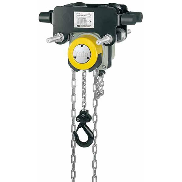 Yalelift 360 manuell vagnlyft - ITP Push Type – Yalelift 360 ITP är integrerad med manuell vagn. Idealisk för applikationer med lågt i tak och begränsat takhöjd. Snabb leverans. Internationella S/H. – Nu tillgänglig på MTN Shop EU.