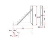 Doughty Angle Iron Bracket Dimension - imagen 4