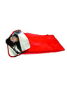 Hansen Protection Ascomedic Emergency Bag 85605– First Aid Emergency Blanket. Helps the injured person retain body heat. Wind and water repellent material, FR approved according to LSA Code requirements for suits. Provided with a zipper. Packed in transparent vacuum bag for minimum size. – Now available at MTN Shop EU.