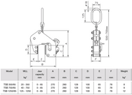 Camlok Non-Marking 'Friction' Plattklämmor - imagen 3