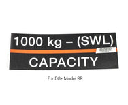 Lyftkapacitetsetiketter - 1000kg - imagen 8