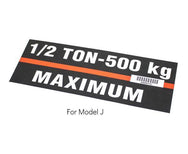 Lyftkapacitetsetiketter - 500 kg - imagen 6