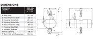 Palan CM Lodestar D8 1000kg - Frein simple - imagen 4