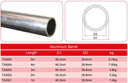 Doughty Aluminium Tube / Aluminum Barrel Sizes. Supplied by MTN Shop EU - imagen 4
