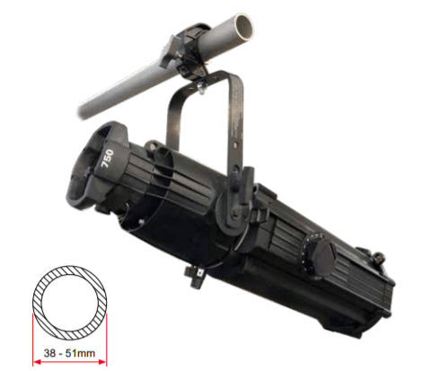 Doughty Fifty Clamp - TÜV Approved (18 pcs)– Made from pressure die-cast aluminum, it prevents damage to thin wall truss. SWL: 50kg. Captive with M10/M12 bolts to secure luminaires etc (M10 supplied). – Now available at MTN Shop EU. - imagen 4