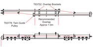 Doughty Stage Curtain Track/SixTrack Kit - Line Operated System with Overlap– Line operated track kits with overlap include all the components required to install your chosen track length. High Quality. Fast Delivery. International S/H. – Now available at MTN Shop EU.