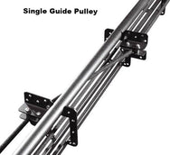 Doughty Stage Curtain Track System (Sixtrack) - Guide Pulleys– Sixtrack Guide Pulleys used to prevent the hauling lines sagging and chaffing. Single and Double Guide Pulleys are available. Fast Delivery. International S/H. – Now available at MTN Shop EU.