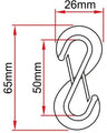 Doughty Sixtrack Twin Hook(Nylon)- 6kg SWL- MTN Shop EU