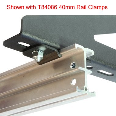Doughty Studio Rail Slotted Wall Brackets - 3 Sizes. Supplied by MTN Shop EU - imagen 2