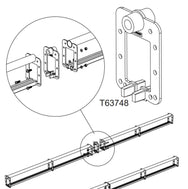 Doughty Stage Curtain Track System(SixTrack) - Spigot Plate - imagen 2